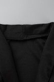 Lila Mode Casual Solid Patchwork Cardigan Turn-back krage Ytterkläder
