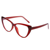 Rote Daily Solid Patchwork-Sonnenbrille