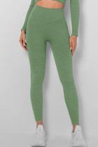 Patchwork sólido de roupas esportivas verdes