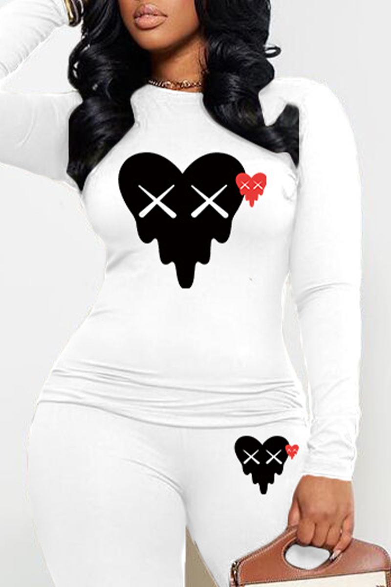 

White Street Daily Print Patchwork O Neck Tops
