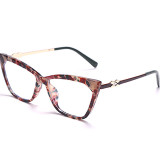 Солнцезащитные очки в стиле пэчворк с многоцветным повседневным принтом Simplicity