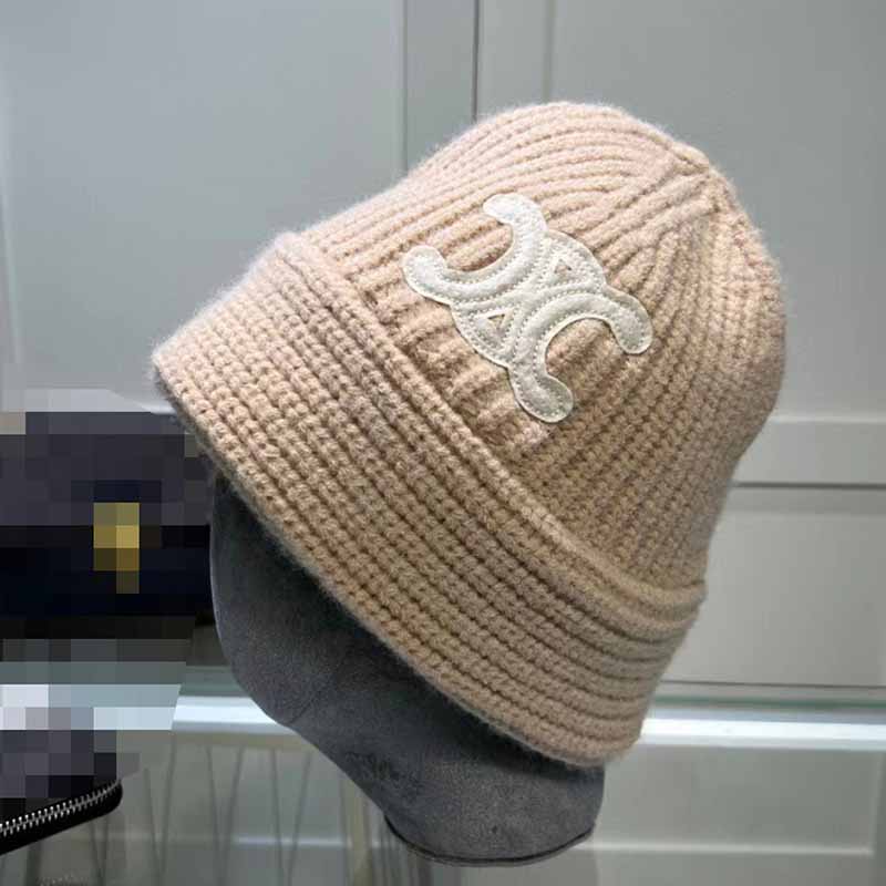 

Beige Casual Geometric Patchwork Hat