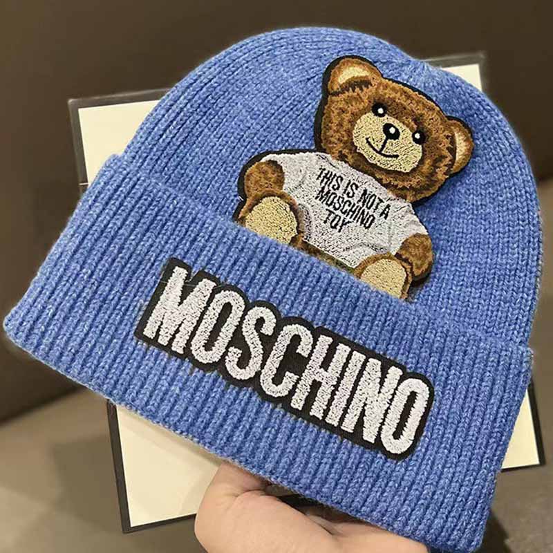 

Baby Blue Casual Character Letter Hat