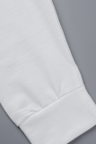 Blusas brancas de retalhos de renda sem costas com zíper O decote