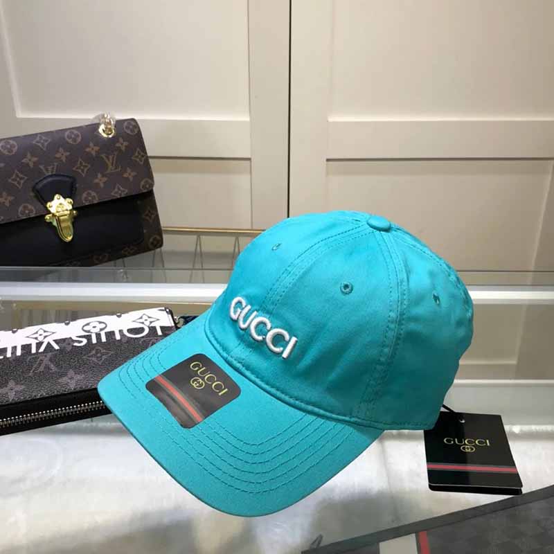 

Lake Blue Casual Letter Embroidered Hat