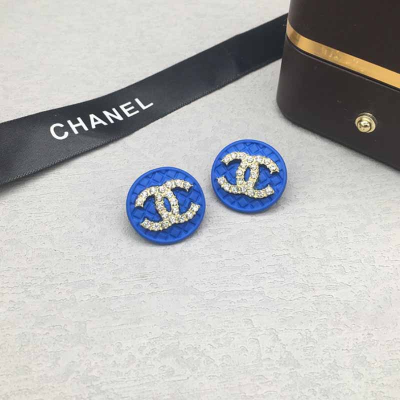 

Royal Blue Simplicity Geometric Hot Drill Earrings