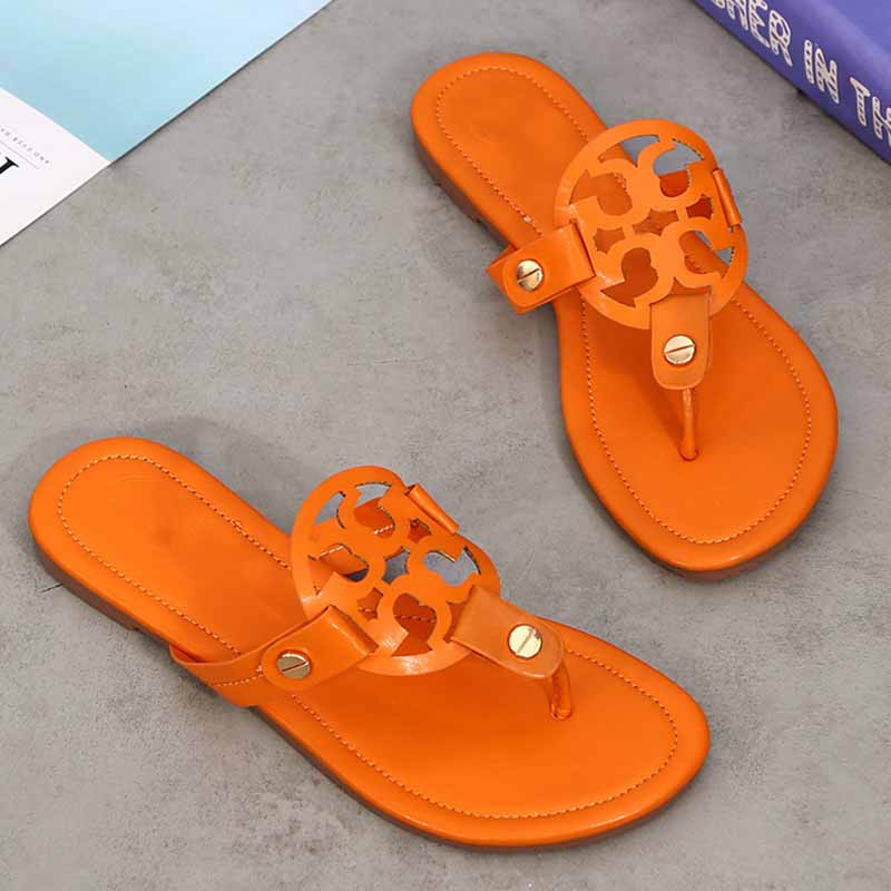 

Orange Red Casual Hollowed Out Opend Comfortable Shoes