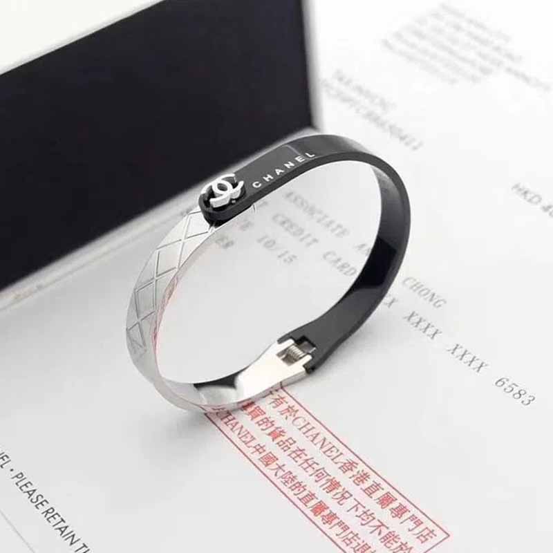 

Silver Simplicity Letter Patchwork Bracelet