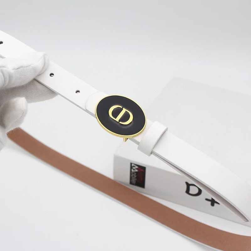 

White Simplicity Letter Patchwork Belts