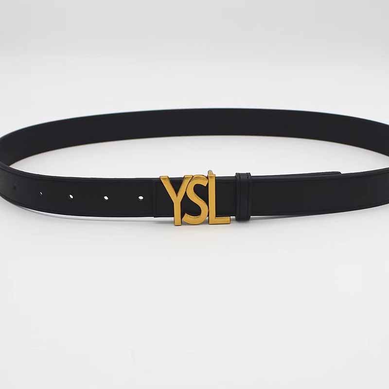 

Black Simplicity Letter Patchwork Belts