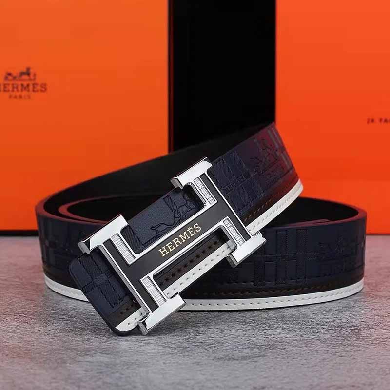 

Silver Casual Letter Patchwork Belts