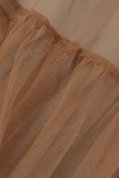 Casaco casual bordô sólido patchwork com zíper gola redonda