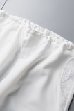 Коричневый Повседневные уличные однотонные однотонные брюки в стиле пэчворк с карманами средней талии и карманами прямого кроя