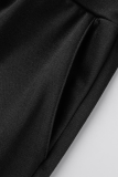 Серый Уличный однотонный пэчворк с воротником на молнии и длинным рукавом из двух частей