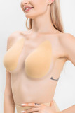 Sujetador invisible sólido sexy de color desnudo