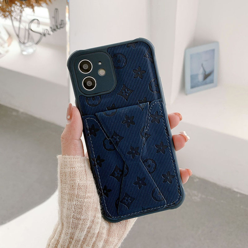 

Blue Fashion Street Print Patchwork Phone Case