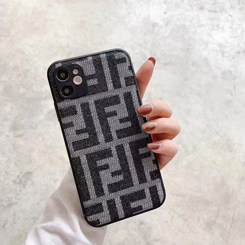 

Black Fashion Street Letter Patchwork Phone Case