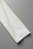 Белые сексуальные уличные принты с асимметричной водолазкой-юбкой-карандаш в стиле пэчворк, платья-юбка-карандаш