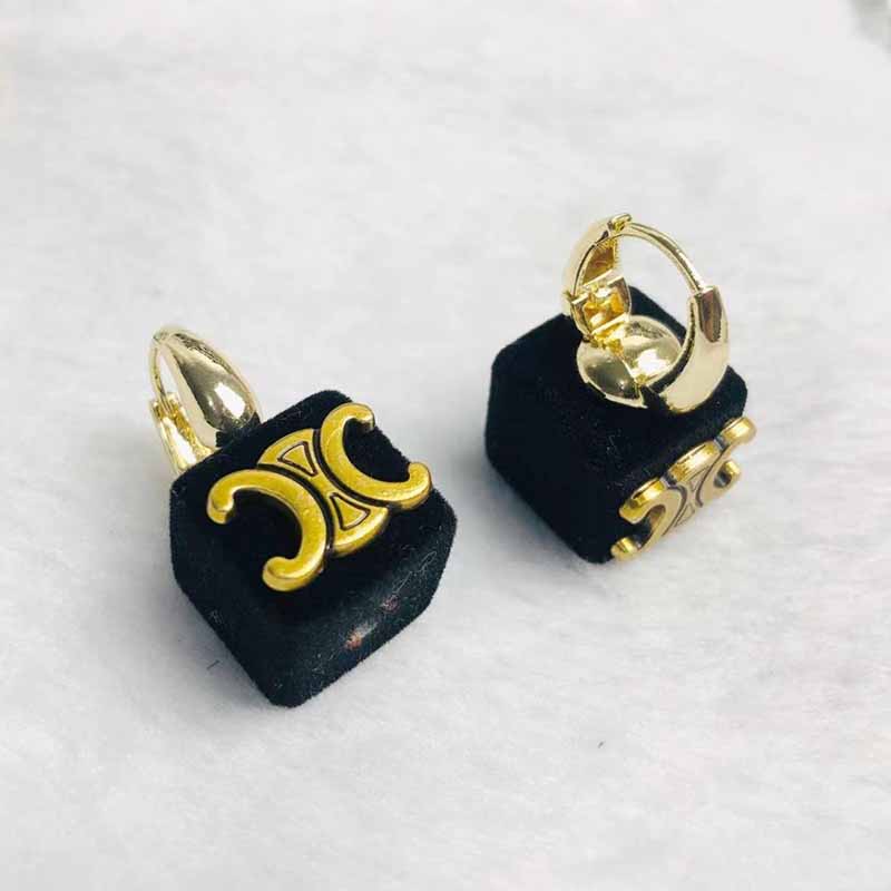 

Black Street Geometric Patchwork Earrings
