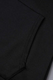 カモフラージュ カジュアル プリント レオパード カモフラージュ プリント パッチワーク フード付き 襟 長袖 XNUMXピース