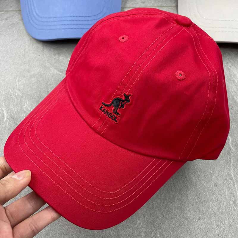 

Red Street Animal Print Embroidered Hat