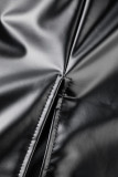 Черные сексуальные однотонные лоскутные платья-юбки на тонких бретельках