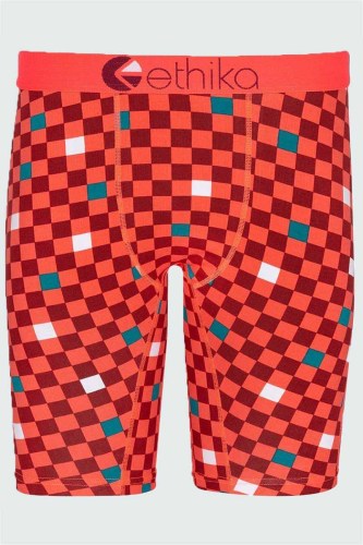Pantalones de lápiz de cintura baja con letras de retazos con estampado sexy rojo