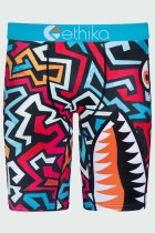 Плавки-карандаш с принтом цвета радуги и принтом в стиле пэчворк