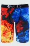 Lápis de cintura média com estampa sexy multicolorida