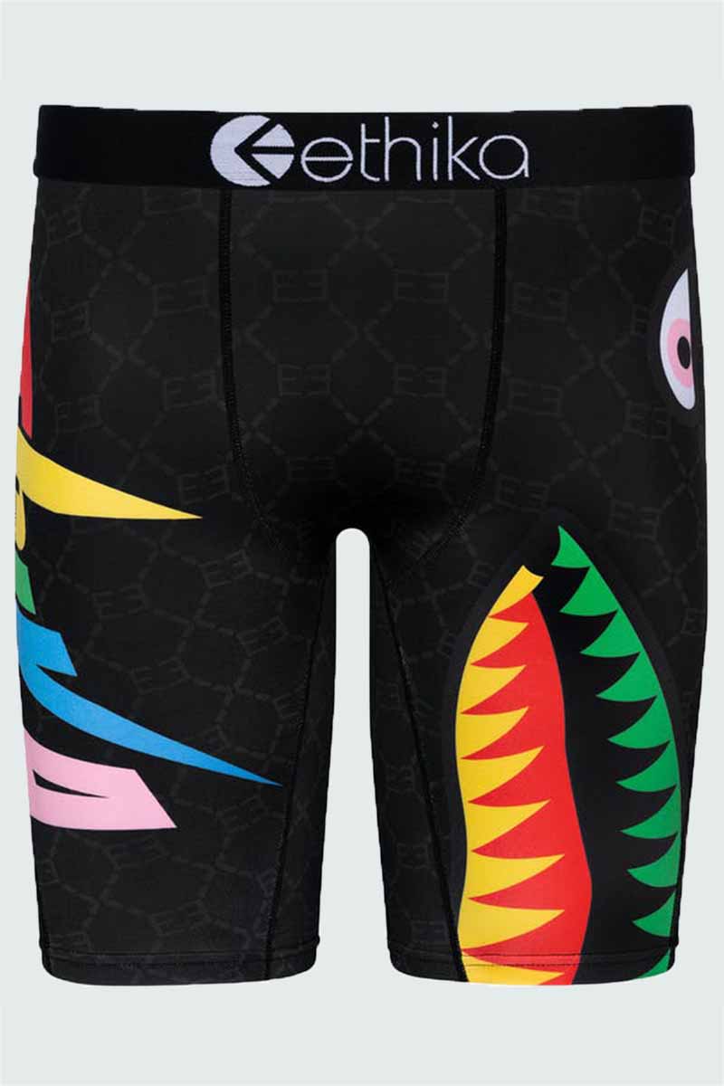 

Black Street Print Patchwork Letter Pencil Bottoms