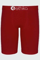 Pantalones rectos de cintura media con letras de retazos con estampado sexy rojo
