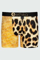 Leopardenmuster, sexy Druck, Patchwork-Buchstabe, niedrige Taille, Bleistifthose