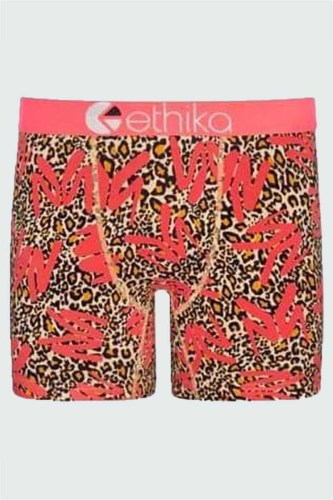 Red Sexy Print Patchwork Letter Low Waist Pencil Bottoms