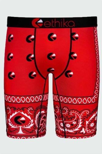 Red Sexy Print Patchwork Letter Pencil Bottoms