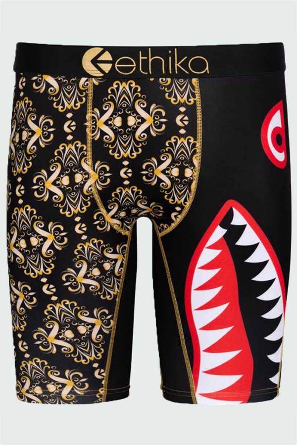 Pantaloni a matita a vita bassa con stampa patchwork in oro nero sexy