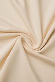 Robe de soirée à col roulé transparente en patchwork formel bordeaux sexy