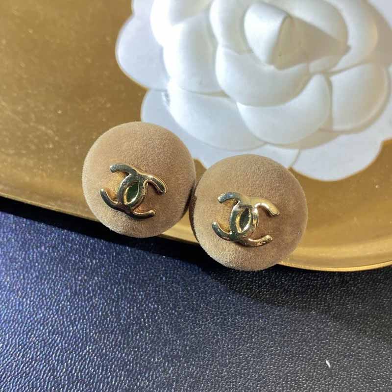 

Deep Coffee Simplicity Geometric Patchwork Earrings