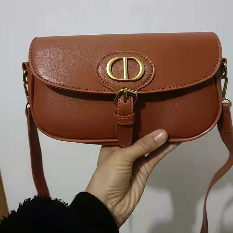 

Khaki Fashion Street Solid Letter Bags
