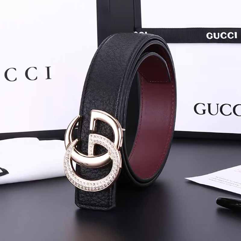 

Gold Casual Simplicity Letter Patchwork Belts