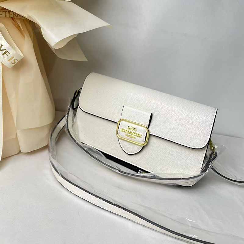 

White Casual Simplicity Geometric Letter Bags