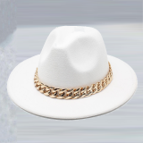 Khaki Street Kändisar Patchwork Chains Hat