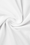 Белые сексуальные однотонные платья-карандаш без бретелек с вышивкой в ​​стиле пэчворк