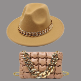 Шляпа в стиле пэчворк со знаменитостями Camel Street (Шляпа + сумка)
