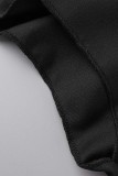 Черно-белое повседневное платье с вырезом на спине и косым воротником, асимметричное платье, платья