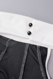Bourgondische sexy stevige patchwork doorzichtige backless halter bootcut jumpsuits