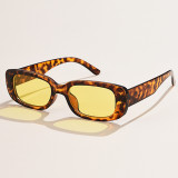 Однотонные солнцезащитные очки в стиле пэчворк Разноцветные Повседневные с принтом