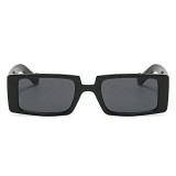 Black Casual Daily Solid Patchwork Sunglasses