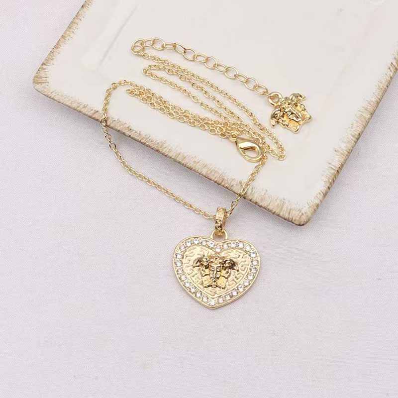 

Gold Street Figure Geometric Chains Rhinestone Necklaces