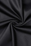 Повседневная повязка цвета хаки с круглым вырезом и коротким рукавом из двух частей