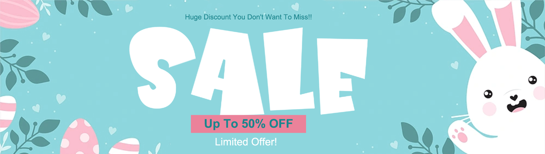 Huge Discount You Don't Want To Miss!! Up To 50% OFF.